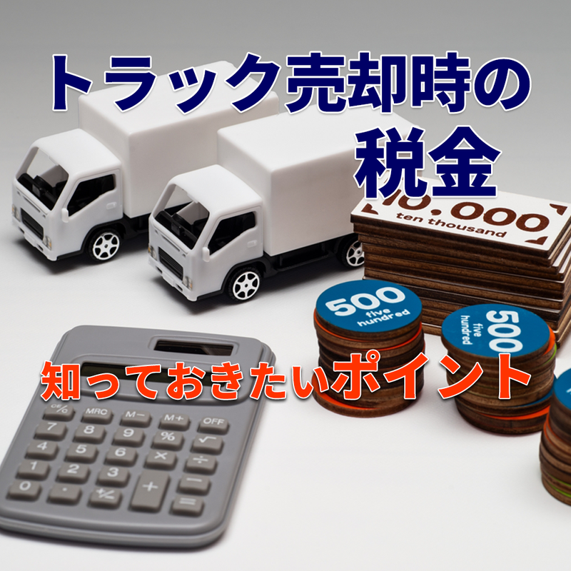 トラック売却に関する税金について